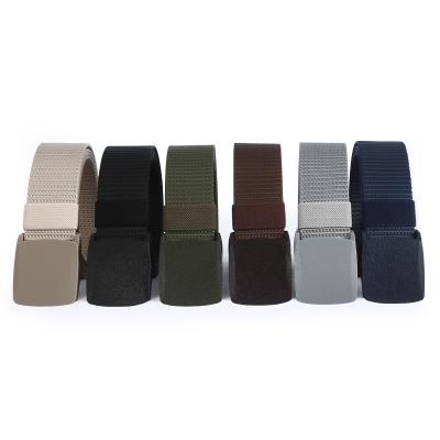 China Belt Wholesale Customized Military Tactical Belt Plastic Nylon Webbing Buckle Tactical Waist Belt for sale