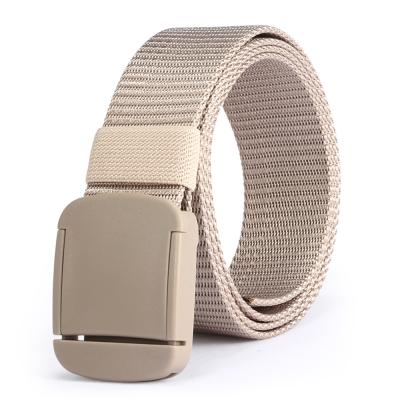 China 2019 Hot Selling Nylon Customize Canvas Belts Brown Green Blue Black Color Mens Tactical Nylon Belt for sale