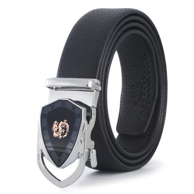 China Factory Wholesale High Quality Fashion.Casual.Business Genuine Leather Waisted Automatic Buckle For Men's Belt for sale