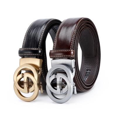 China Custom wholesale famous logo high quality brand cowhide genuine leather belt laser for man fashion cowhide belt for sale