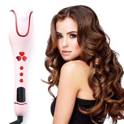 China The new generation of Cermaic mounted hair curler automatic rotating hair curler design hair curling iron for sale