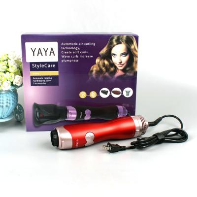 China Comb+Hair Straightener+Massage Brush Patented Product Negative Ion Hair Dryer 1000W Rotating Styler Electric Hot Air Hair Dryer Brush for sale