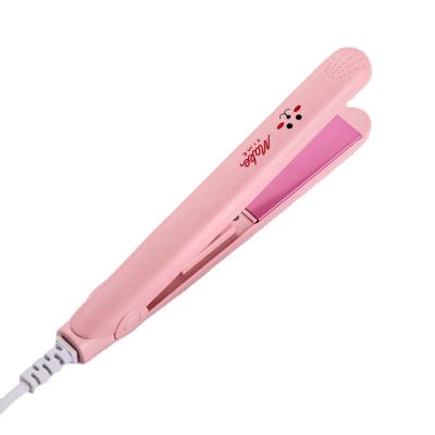 China 2021 Commercial Mini Hair Straightener Cheapest Color Logo Customized Cute Portable Hair Straightener For Amazon for sale