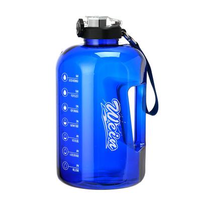 China Sustainable New Type 1 Gallon Large Capacity Plastic Water Bottles Outdoor Sports Gym Bottles BPA Free for sale