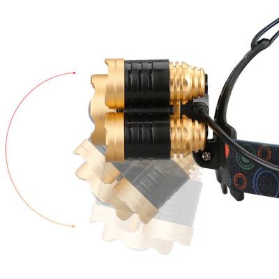 China MTD05 Rechargeable Waterproof Headlight Flashlight Head Lamp Hunting Head Torch Led Headlamp for sale