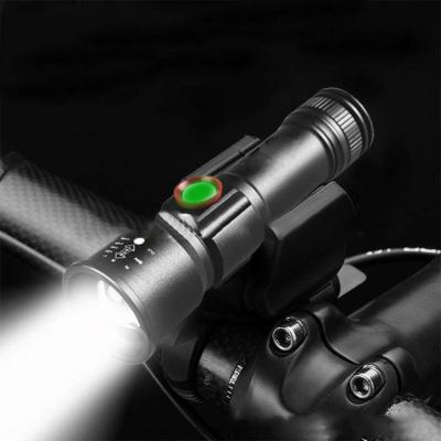 China Camping P60 1200MAH 400LM Zoomable Climbing Working Aluminum Alloy Tactical Flashlight Emergency Potente Recargable Led Linterna for sale