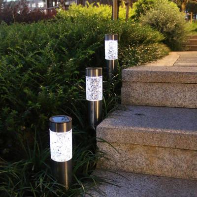 China Garden Solar Garden Lights Outdoor Decorative Mosaic Pillar Path and Walkway Lights for Landscape for sale