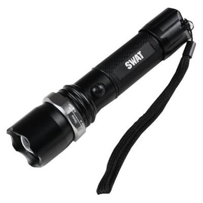 China Zoomable OEM Factory Supply Strong Lightweight Aluminum Powerful Multifunctional Blow Flashlight. for sale