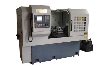 China Torno de gerencio do metal do CNC da eficiência elevada com rosqueamento/aparamento/flangear/rolamento à venda