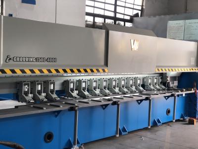 China SGS 1.5x4m die V Machine voor Roestvrije Bladdecoratie groeven Te koop