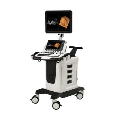 China For Dual Full Screen Abdominal Cart 3d 4d Digital Ultrasound Diagnostic Machine For Gynecology / Cardiac for sale