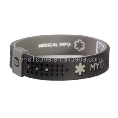 China Making unique qr code in band id bracelet for adult or children, hospital id bracelet, medical bracelet for sale