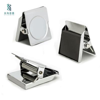 China Hot Selling 45mm Eco-friendly High Quality Square Magnetic Clip, Metal Magnetic Clip Suitable For Whiteboard Fridge for sale