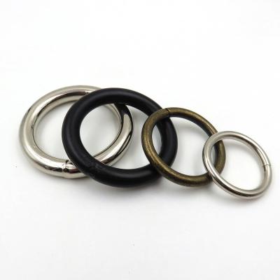 China Large Flexible Supply Of Nickel Plated Wire D-Ring Buckles For Belts for sale