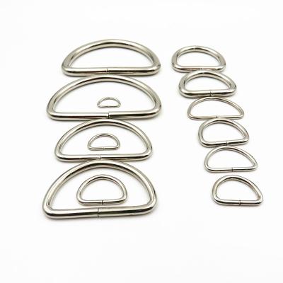 China Decorative D-clip Metal Bag Handle Buckle Connection Handle DIY Metal Luggage Buckle Cheap Bag Handbag Accessories Lock for sale