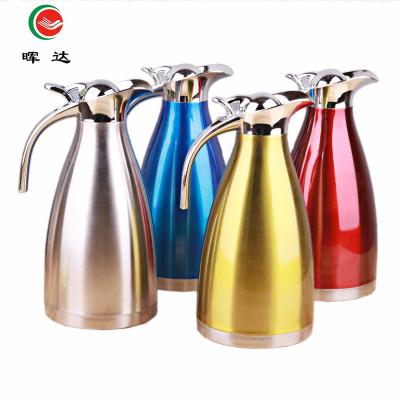 China 2000Ml Stainless Steel Wall Insulation Pot Vacuum Flasks Vacuum Flasks Large Home Viable Home Double Kettle Water Jug Kitchen Drinkware for sale