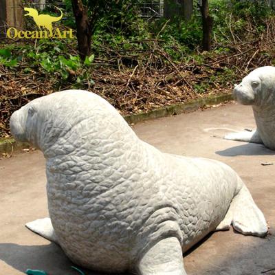 China Large Waterproof Life Size OAV379146 Fiberglass Animal Statues for sale