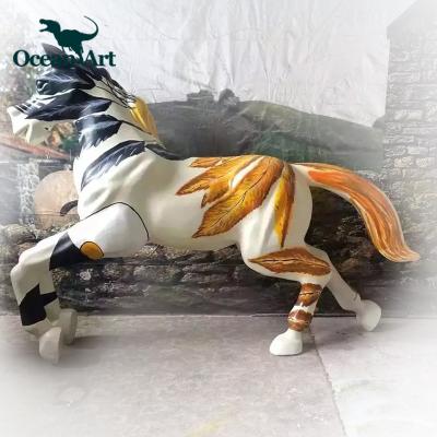 China Waterproof life-size robotic horse model for sale