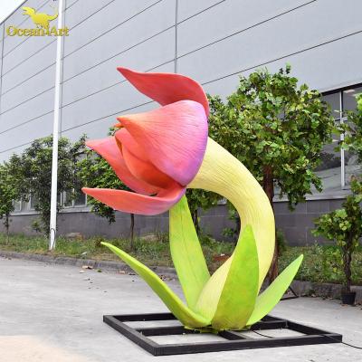 China Museum Amusement Park Products Large Simulation Artificial Flower Plants for sale