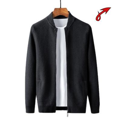 China Anti-Wrinkle Mens Casual Cardigan Cotton Jumper Jacket Knitwear for sale