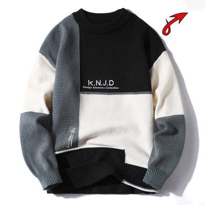 China Anti-Wrinkle Mens Spring Autumn Cotton Round Neck Warm Begging Shirt Knitwear for sale