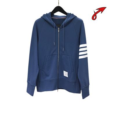 China classic Anti-wrinkle zipper sports men's and women's couples jacket pullover sweatshirt hooded suits for sale