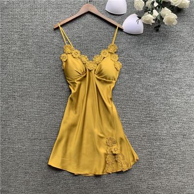 China Holiday ice yarn QUICK DRY luxury sling gathers onesies sleepwear pajamas for adults for sale