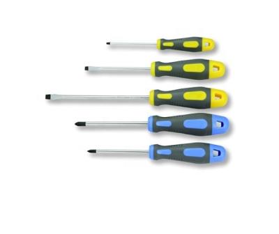 China (SD-05A) 5pcs Double Color Screwdriver Set PH Slotted Hand Tool SD-05A for sale