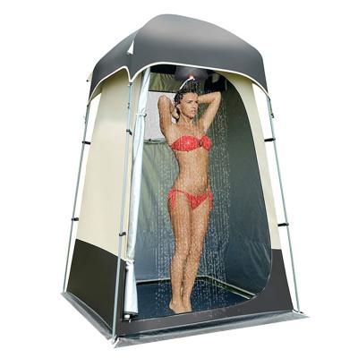 China Portable High Quality Coffee Tent Outdoor Offroad Changing Shower With Bath Camping Toilet Wc And Shower Tent for sale