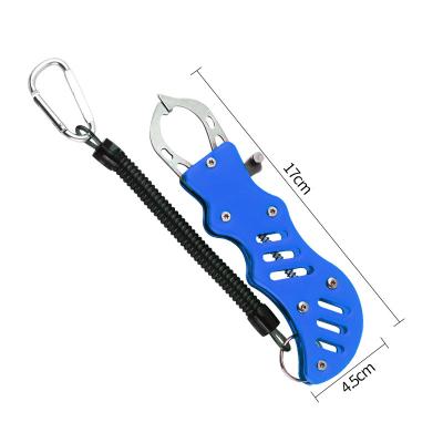 China Powerful Fish Control Easy Custom To Carry Fishing Tool Aluminum Alloy Handle Mini Size Lip Gripper Fish Cheap Controller Private Label for sale