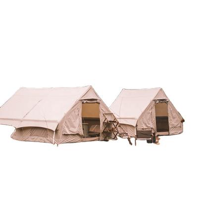 中国 Camouflage Game / Field Customized Canvas Tent Outdoor Rise Waterproof Camping Inflatable Tent 販売のため