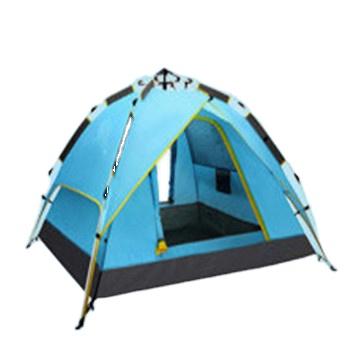 中国 DURABLE Hot Selling Large Portable Outdoor Camping Tent 3-4 People Double Layer Waterproof Automatic Family 販売のため