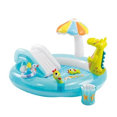 China Durable and Tear Resistant Baby Kids Swimming Pool Residential PVC Inflatable Pool Slides for Inground Swimming Pools for sale