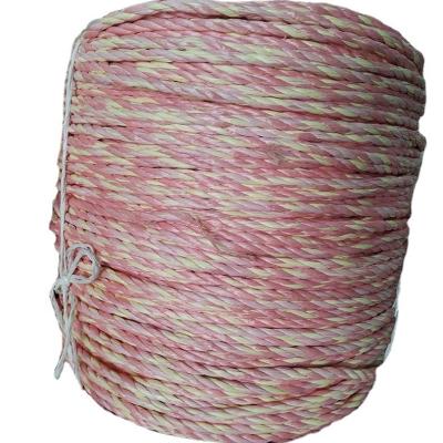 中国 Polyethylene/Polypropylene Marine Anchor Mooring Safety Rope Firm Double Braided Boat Ramie Cotton Yarn 販売のため