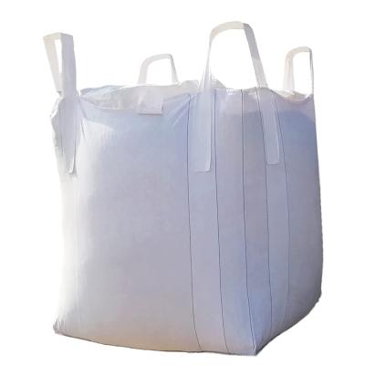 China ANTISTATIC FIBC Bulk Bag 1 One Ton Bag Duffle Top Flat Bottom Woven Polypropylene Bags for sale