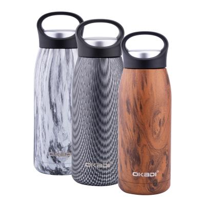 China 530ML Customized New Product 18 8 Color Stainless Steel Double Walled Water Bottle Viable With Lid for sale