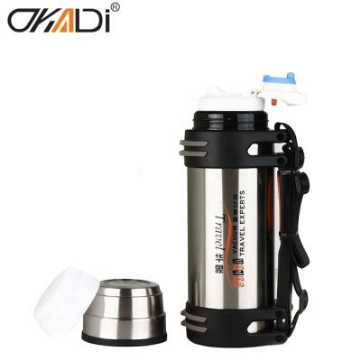 China 0.8 Liter Product Large Capacity Stainless Steel Wall Vacuum Thermos Flask Double Travel Viable Hot Pot for sale