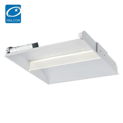 China Desktop CE Approved White Steel Sheet 24w 36w 42w 50w 2x4 Led Flat Troffer Light for sale