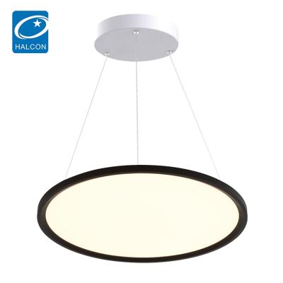 China Black White Remote Control Modern Office Indoor Outdoor Mount Smart Remote / Smart Control Led Round Ceiling Light for sale