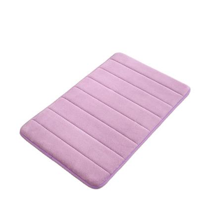 China Sustainable Manufacture China Super Soft Memory Foam Non Slip Bath Mat Covers Washable Bath Mat for sale