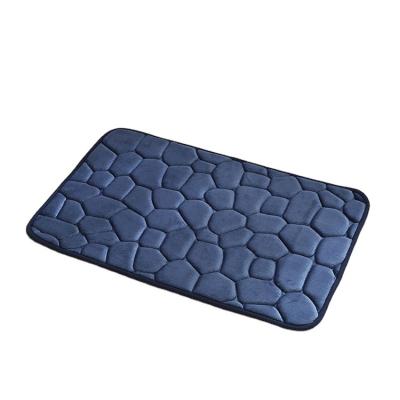 China Cheap And High Quality Hotel Memory Foam Sustainable Soft Bath Mat Non Slip Bathroom Mat for sale