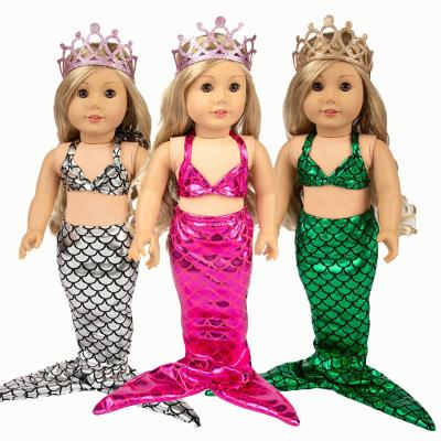 China Beautiful High Simulation Mermaid Mini Reborn Baby Doll Accessories Fabric Sets for sale