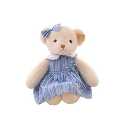 China 45cm Teddy Bear Skirt Stuffed Toys Gift Plush Toy Brown Teddy Bear Handmade Plush Toy Support OEM&ODM for sale