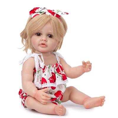 China Wholesale high simulation rebirth doll 22 inch doll with short hair bebe reborn for sale