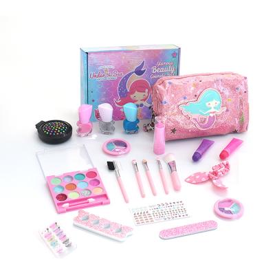 China Mini New Girl Play House Make Up Beauty Set Toys Children Girls Make Up Kits Play House Toy Kit for sale