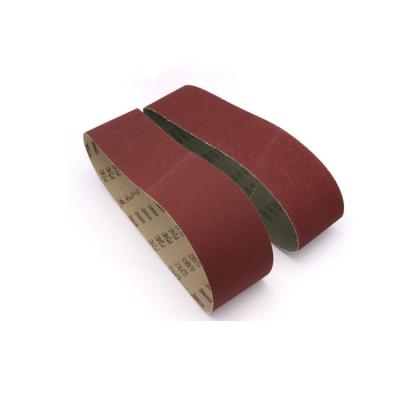 China 200*750mm Alumina Grit Abrasive Cloth Polishing Sanding Belts for Grinding Steel, Stainless Steel, Aluminum Alloy for sale