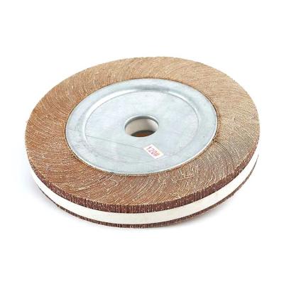 China Installed In Pipe Making Machine Or Polishing Machine Sandpaper Abrasive Fin Wheel For Stainless Steel for sale