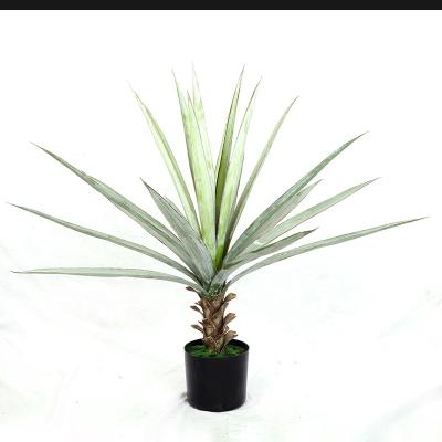 China Direct Wholesale Minimalist Plant Home Green Indoor Potted Artificial Sisal Plants For Home Decor for sale