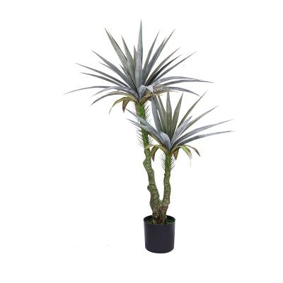 China Wholesale Minimalist Indoor Potted Artificial Plants House Green Dracaena Sisal Planta For Home Decor for sale