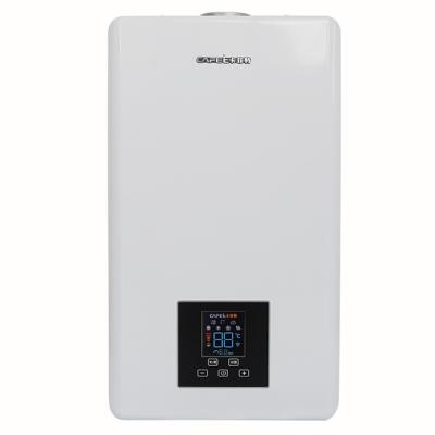 China Hotel 24 KW Household Combi Wall Hung Condensing Natural Gas Hot Water Heater for sale